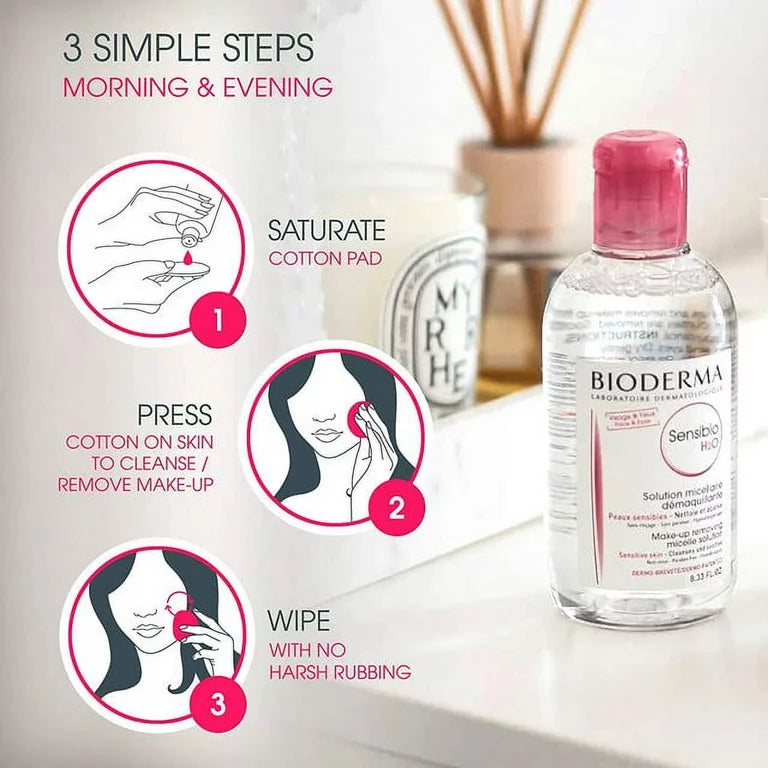 Bioderma - Sensibio H2O Makeup Removing Micellar Water.
