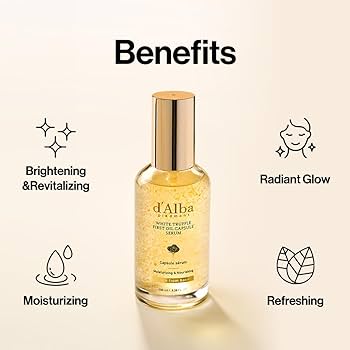 d'Alba White Ruffle First Oil Capsule Serum, 100ml
